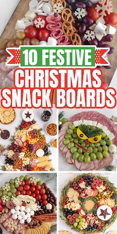 These Christmas Snack Tray Ideas for a Crowd are perfect holiday appetizers to serve at any party! Snack platter, Charcuterie Appetizers, Charcuterie Board For A Crowd, Christmas Themes Appetizers,Christmas Party Food Ideas Appetizers,  Christmas Finger Food Ideas For Parties, Cute Christmas Charcuterie Board, Christmas Party Savory Food, Ideas For Christmas Charcuterie Boards Christmas Dinner Charcuterie Board, Savory Food Ideas, Charcuterie Boards Christmas, Christmas Platter Ideas, Christmas Party Charcuterie Board, Charcuterie Board For A Crowd, Christmas Snack Tray, Christmas Party Food Ideas Appetizers, Nibble Board