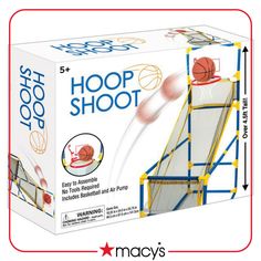 the hoop shot basketball game is in its box