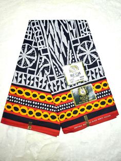 Beautiful Design of the prestigious Atoghu/Ndop/Bamileke Fabric from Cameroon. This is an exclusive tribal print. Very Artistic Each drawing means something to Bamileke people of Cameroon. Made of real wax/cotton. Fabric is 100% Cotton The base is black  Can be used to make dresses, shirts, shoes, purses, home decor, pillow cases and more Limited Quantities and won't last long! If you need 2 or 3 yards, please choose the 1 yard option and enter 2 or 3 in the quantity option. Same applies for 4 or 5 yards. We will fulfill your order in 1 long continuous yards Dimensions per yard is 46 x 36 inches (116 x 92 cm) Due to light and screen difference, the item's color may be very slightly different from the picture. Bamileke Fabric, Make Dresses, African Textile, African Decor, Traditional Fabric, African Print Fabric, Wax Print, Waxed Cotton, Print Fabric