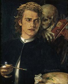 Star Wars Anakin, Rennaissance Art, Hayden Christensen, Dorian Gray, Star Wars Wallpaper, Star Wars Fan Art, Star Wars Pictures, Historical Art, Anakin Skywalker