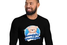 Funny Men's Rash Guard Funny BJJ Rash Guard Funny Jiu Jitsu Humor Snuggle Struggle - Etsy Jiu Jitsu Humor, Funny Me, Super Funny, Casual Tee, Man Humor