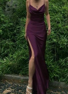 Prom Dress Inspo, Classy Prom, Purple Prom, Classy Prom Dresses, Purple Prom Dress, Floor Length Prom Dresses, Cute Prom Dresses