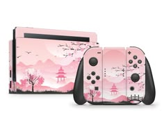 Nintendo Switch Case, Pink Sakura, Video Game Room Design, Nintendo Switch Accessories, Orange Baby, Electronics Accessories, Nintendo Switch Games, Gamer Room