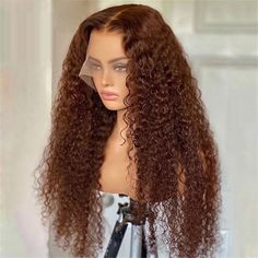 Purchase Info Payment>>Debit / Credit Card or PayPal Delivery time>>USA (3-8 Bdays), others (4-8 Bdays) Shipping>>Free Shipping worldwide via FedEx, DHL, DPEX Quality>>10A Grade High Quality,Tangle Free, No Shedding Returns>>15 Days refund, With Hair Not Be Used, Lace Not Cut Free Gifts>>Wig cap, Elastic Band Product Details Hair Type Curly Hair Ginger Brown 13x4/4x4 Lace Front Human Hair Wig for Women 150%/180% Density Lace Type frontal/closure Hair Material 100% human hair Cut from Donor Wig C Curly Lace Frontal, Ginger Brown, Deep Wave Hairstyles, Curly Lace Front Wigs, Curly Human Hair Wig, Deep Curly, Hair Solutions, Lace Front Human Hair, Brown Wig