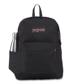 Superbreak Casual Hiking Outfit, Jansport Superbreak Plus, Backpacks For High School, Black Jansport Backpacks, Backpacks Jansport, Black Jansport, Jansport Backpacks, Mochila Jansport, Backpack Jansport