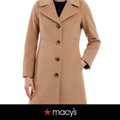 in stock Chic Coat, Wool Coat Women, Cold Weather Fashion, Classic Coats, Collared Coat, Cozy Fits, Women's Coats & Jackets, Anne Klein, Winter Wardrobe