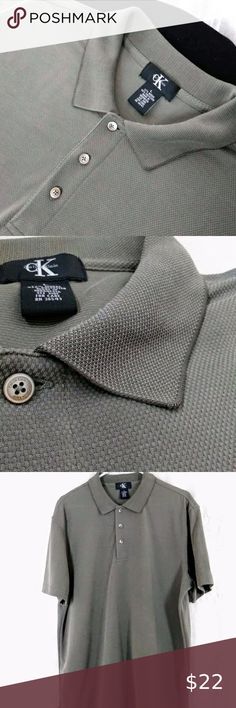 2X H.P. Calvin Klein Polo Retro Lounge, Grayish Green, Calvin Klein Shorts, Boho Scarfs, White Polo Shirt, Blue Polo Shirts, Polo Shirt White, Polo Blue, Style Party