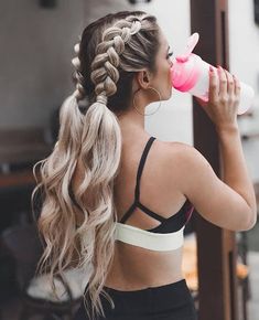 Classy braided hairstyles for a chic appearance | | Just Trendy Girls Haircut Boys, Braided Ponytail Hairstyles, Sports Hairstyles, Hairdo For Long Hair, Hair Stylist Life, Sporty Hairstyles, Easy Hairstyles For Long Hair, Braids For Long Hair