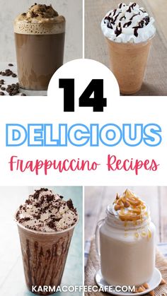 Craving Starbucks frappuccinos? Now you can make them at home with these simple and delicious recipes. From the classic mocha to the rich caramel frappuccino, these easy DIY recipes will satisfy your cravings. Perfect for any day, without leaving your kitchen. Homemade Frappuccino Recipe, Frappuccino Recipes, Fun Coffee Recipes, Butterbeer Frappuccino, Peppermint Mocha Frappuccino, Pumpkin Spice Frappuccino, Coffee Recipes Hot, Coffee Frappuccino