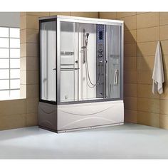 Mesa WS-905 Steam Shower Tub Combo with massage jets Shower Tub Combo, Corner Tub, Steam Bath, Bath Store, Steam Shower, Shower Units, Whirlpool Tub, Steam Generator, Tub And Shower