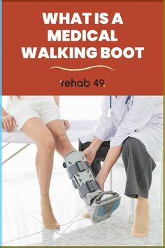 A medical walking boot is a device used for severe ankle injuries and post-surgical protocols that require protection and immobilization. The most common type of walking boot is an Aircast boot, which consists of a rigid plastic shell along the back and sides of the ankle, and a hard but somewhat flexible plastic shell along the front of the ankle.

Read more about medical walking boot. High Ankle Sprain, Ankle Fracture, Ankle Injuries, Knee Scooter, Ankle Surgery, How To Wear Ankle Boots, Ankle Brace, Maternity Chic, Ankle Braces