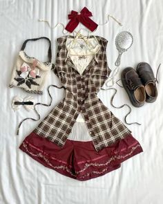 ID：gogolin Cinnamon Lana Del Rey, Outfit Coquette, Coquette Outfits, Fashion Coquette, Gilmore Girl, Coquette Vintage, Brown Outfit, Pinterest Fashion