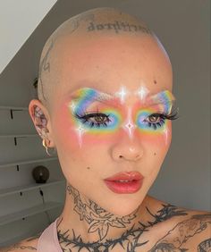 Profile Makeup, All Makeup Products, Pride Makeup, Magical Makeup, Rainbow Makeup, Eye Makeup Designs