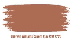 sherylin's cavern clay sw700d is shown in the color brown