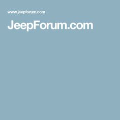 the jeep forum logo on a blue background