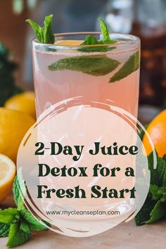 Feel refreshed and rejuvenated with a simple 2-day detox juice cleanse! This plan offers easy-to-make, nutrient-packed juice recipes that will help flush out toxins, boost your energy, and improve digestion. Whether you're looking to jumpstart a healthier lifestyle or just need a reset, this detox is the perfect way to cleanse your body naturally. Packed with vitamins and antioxidants, these detox juices will leave you feeling lighter and revitalized in just two days. Ready to get started? #DetoxJuice #Cleanse #HealthyLifestyle #JuiceCleanse #NaturalDetox