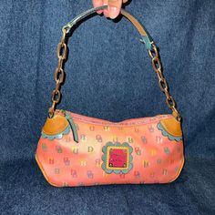 Rare Dooney & Bourke Y2k Rainbow Pink Shoulder Bag. Small Little Discolorations. Not Very Visible Looks Brand New. (See Photos) Silver Chain. (Might Appears Rose Gold In Pictures Due To Lighting) Very Y2k Or Soft Core. Open For Offers. First 4 Pictures Belong To The Previous Owner "Theprairiegirl" Approximated Dimensions: Width: 12.5" (Widest) Height: 5.5" Depth: 3.5" Y2k Rainbow, Pink Shoulder Bag, Shirt Business, Buy Bags, Heart Bag, Pretty Bags, Dooney And Bourke, Dooney Bourke Handbags, Dooney & Bourke Bags