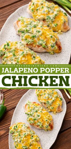 In search of food to cook for dinner? Grab some boneless skinless chicken breasts for this main course idea! Not only is this grilled chicken dish perfectly spicy, but it is also a low-carb way to enjoy jalapeno poppers. Save this jalapeno popper chicken recipe! Jalapeno Poppers Oven, Food To Cook For Dinner, Jalapeno Popper Chicken Recipe, Food To Cook, Popper Chicken