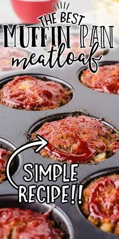 the best muffin pan meatloaf recipe