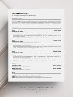 a professional resume template with no work experience on the cover letter and it is ready to be