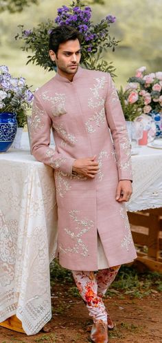 Bridegroom Outfits, Best Indian Wedding Dresses, Embroidered Sherwani