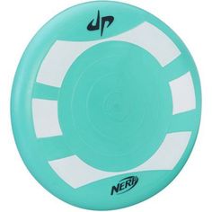 the frisbee is green and white in color