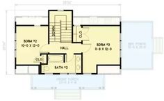 the floor plan for this house is shown