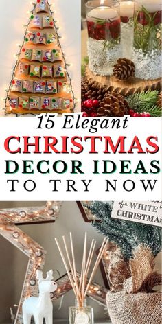 Discover how you can create the best christmas decor ideas for 2024-2025. These trends and trend colors would have your bedroom, living room or anyroom look like a Christmas wonderland. Elegant Christmas Decor, Christmas Wonderland, Christmas Decor Ideas, Elegant Christmas