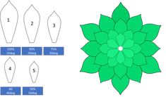 the instructions for how to make a paper flower