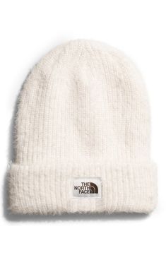 The North Face Salty Bae Knit Beanie | Nordstrom Snow Bunny Outfit, Fuzzy Beanie, 10 Winter Outfits, Faux Fur Accessories, Metallic Boots, Cold Weather Outfit, Snow Bunny, Cute Beanies, Winter Closet