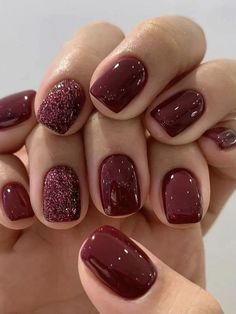 Multicolor Collar Color Nails Embellished Beauty Tools Maroon Nail, Money Nails, Short Fake Nails, Gray Nails, Super Nails, Ideas Nails, Stick On Nails