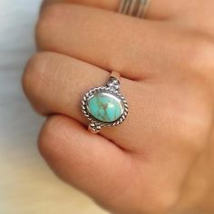 Turquoise Birthstone, Rings Turquoise, Angela Davis, Sterling Silver Jewelry Rings, Sterling Silver Rings Turquoise, Bohemian Ring, Bohemian Rings, Turquoise Rings, Handmade Rings