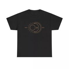 Sun and Moon Balance T-Shirt - celestial mystic cosmic yin yang duality harmony | eBay T Shirt Picture, Sun And Moon, Trendy Style, Bold Design, Yin Yang, Trendy Fashion, Unique Style, Moon, Sun