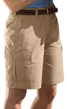 Edwards 8473 Ladies' Blended Cargo Chino Short Cargo Shorts Women, Casual Chinos, Pullover Sweater Men, Sports Shorts Women, Cargo Short, Spandex Shorts, Womens Casual, Linen Shorts, Chino Shorts