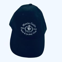 Nwt Monte Carlo Polo & Jockey Club Hat. Unisex. Navy. One Size. Back Adjustable Closure. 100% Cotton. Brand New In Bag. Polo Winter Hats, Letterman Patches, Polo Beanie, Jockey Hat, Polo Hat, Jockey Club, Cap Mens, Black Baseball Cap, Grey Beanie