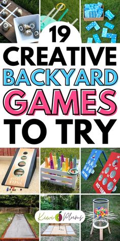 19 creative backyard games to try