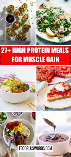 27+ High Protein Meals for Muscle Gain Muscle Mass Meal Plan, Meals For Muscle Gain, High Protein Meals To Gain Muscle, Healthy Meal Prep For Muscle Gain, High Protein Food For Muscle Gain, High Protein Dinner For Muscle Gain, Protien Meals To Gain Muscle For Women, Muscle Gain Meal Plan, Baked Caprese Chicken