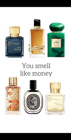 Check the link to find out how you can purchase these perfumes and smells so good! Perfumes mentioned: You smell like money: Maison Francis Kurkdiian Oud Satin Mood YSL Libre Intense Armani Prive Vert Malachite Lancome Oud Bouquet Diptique Do Son Maison Francis Kurkdijan Gentle Fluidity Gold You smell so classy: Parfums de Marly Delina Valentino Donna J'Adore Dior Armani Prive Rouge Malachite Chanel Gabrielle Essence Armani Si Passione You smell so sweet: Burberry Her Elixir Killian Love Don't Be Shy Aquolina Pink Sugar Jean Paul Gaultier Scandal Sabrina Carpenter Sweet T You Smell Expensive Perfume, Vert Malachite Armani, Satin Mood Perfume, How To Smell Like Old Money, Oud Mood Perfume, Mfk Oud Satin Mood, You Smell Expensive, Perfume That Smells Expensive, Old Money Parfum Woman