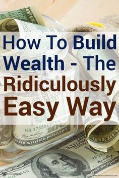 money in a plastic container with the words how to build a health - the ridiculous easy way