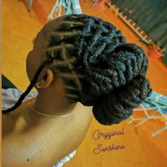 Loc Pineapple Style, Therealcholey Locs, Large Interlock Locs, Hairstylist Hairstyles, Military Loc Styles