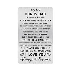 a metal plaque with the words to my son and daughter on it that says, i love you