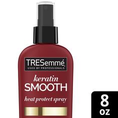 Looking for heat protection for hair? Try TRESemmé Keratin Smooth Heat Protection Spray to help shield your hair against the damaging effects of heat styling and seal in shine. Heat styling is a great way to transform frizzy hair into smooth locks. HEAT PROTECT SPRAY: TRESemmé Keratin Smooth Heat Protecting Spray protects hair from breakage and split ends; Helping to create a silky smooth style while still full of natural movement KERATIN SMOOTH: This heat protection spray contains hair styling Heat Protection For Hair, Tresemme Hair Products, Groceries List, Heat Spray, Tresemme Keratin Smooth, Heat Protectant Spray, Heat Protectant Hair, Heat Protector, World Hair