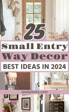 Small Entryway Decor Ideas Small Entrance Tables, Decorating Small Entryway, Minimalist Entryway Decor, Small House Entryway, Tight Entryway Ideas, Small Entryway Design Inspiration