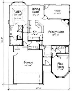 the floor plan for this house