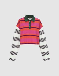 Upcycle Sewing, Clothing Mockup, Maximalism, Polo T Shirt, Sweater Brands, Striped Tee, Colorful Fashion, Diy Clothes