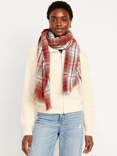 soft-brushed one size  . Best Holiday gift for Women , perfect Scarves for Christmas! Flannel Old Navy, Flannel Scarf, Flannel Scarves, Flannel Women, Old Navy Women, Red Plaid, Gift For Women, Toddler Boys, Women's Accessories