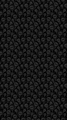 a black background with skulls on it