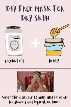 Face Mask For Dry Skin, Dry Skin Face Mask, Mask For Dry Skin, Moisturizing Face Mask, Skin Face Mask, Glowing Skin Mask, Dry Skin On Face, Dry Skin Remedies, Skin Care Face Mask