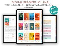 the digital reading journal is open and ready to be read