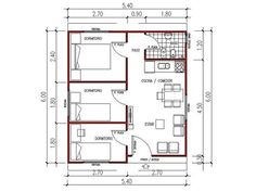 the floor plan for a two bedroom apartment with an attached kitchen and living room area